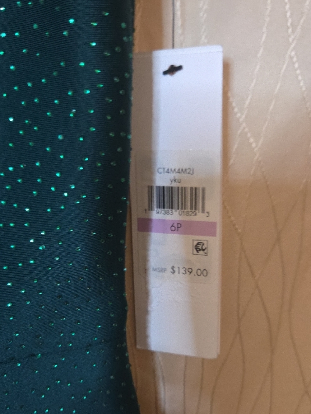 Calvin Klein Dark Green Sleeveless Midi Sheath Dress - Picture 10 of 11
